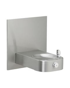 Elkay EHWM14FPK Slimline Soft Sides Heavy Duty Single Fountain, Non-Filtered Non-Refrigerated Freeze Resistant Stainless