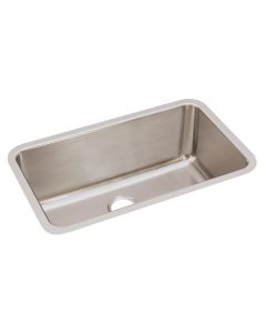 Elkay ELUH281612 Lustertone Classic Stainless Steel 30-1/2" x 18-1/2" x 11-1/2", Single Bowl Undermount Sink