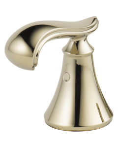 Delta H298PN Metal French Curve Lever Handle Set - Deck Mount Bathroom & Bidet