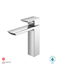 Toto TLG02304U#CP Gr 1.2 GPM Single Handle Semivessel Bathroom Sink Faucet with Comfort Glide Technology, Polished Chrome
