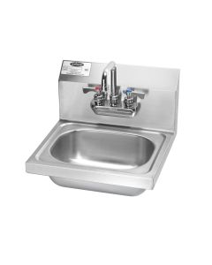 Krowne HS-22 16" Wall Mount Hand Sink With Heavy Duty Royal Series Gooseneck Faucet       