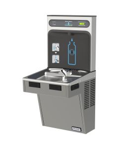 Halsey Taylor HTHB-HACDPV-WF Halsey Taylor HydroBoost Bottle Filling Station  Single ADA Cooler, Filtered Non-Refrigerated Platinum Vinyl