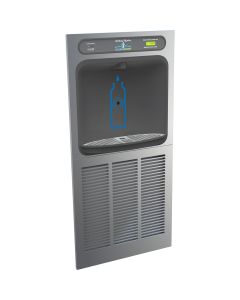 Halsey Taylor HTHBGRN8-WF Halsey Taylor HydroBoost In-Wall Bottle Filling Station, High Efficiency Filtered Refrigerated Stainless