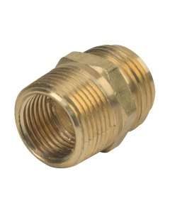 BrassCraft HU22-12-12TP 3/4 in. Male Hose Thread x 3/4 in. MIP (Tapped 1/2 in. FIP) Brass Male Garden Hose Adapter Fitting