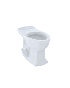 TOTO Eco Clayton and Clayton Universal Height Elongated Toilet Bowl, Cotton White