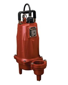 Liberty Pumps LEH154M2-2, LEH150 Series, Manual Submersible Sewage Pump, 1-1/2 HP, 440-480 Volts, 3 Phase, 2" Flanged Discharge, 200 GPM Max, 70 ft Max Head, 25 ft Cord