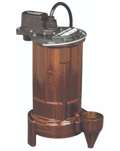 Liberty Pumps 281HV 1/2 hp Submersible Effluemt Sump Pump, 208-230V