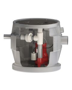 Liberty Pumps P382PRG101SD-2 1 hp, Simplex ProVore Ejector Package with side discharge and 25' power cord