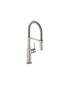 Elkay LKAV1061LS Avado Single Hole Kitchen Faucet with Semi-professional Spout and Forward Only Lever Handle Lustrous Steel