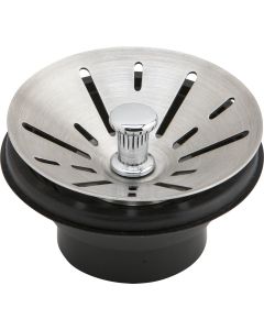 Elkay LKDS35 3-1/2" Disposal Stopper / Strainer for use with Perfect Drain or InSinkErator® Disposal Satin Finish