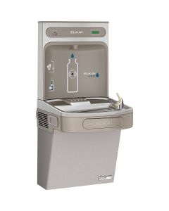 Elkay LZSG8WSLK EZH2O Bottle Filling Station & Single ADA Cooler, High Efficiency Filtered Refrigerated Light Gray