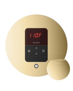 Mr.Steam MSITEMPORD-PB iTempo® Round Steam Shower Control in Polished Brass
