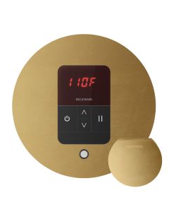 Mr.Steam MSITEMPORD-RAW iTempo® Round Steam Shower Control in Round Custom Plating