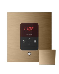 Mr.Steam MSITEMPOSQ-BB iTempo® Square Steam Shower Control in Brushed Bronze