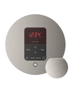 Mr.Steam MSITPLUSRD-BN iTempoPlus® Round Steam Shower Control in Brushed Nickel