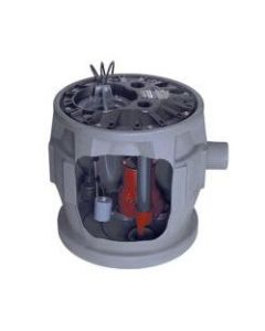 Liberty Pumps P382XLE41  4/10 HP Sewage Pump System - 115v - 2" Discharge - 24" x 24" Basin