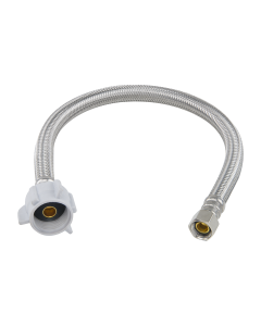 BrassCraft PLS1-16DL F1 3/8 in. Compression x 7/8" Ballcock x 16 in. Length Braided Stainless Steel Toilet Connector