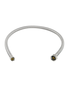 BrassCraft PLS1-30A F1 3/8 in. Compression x 1/2 in. FIP x 30 in. Length Braided Stainless Steel Faucet Connector