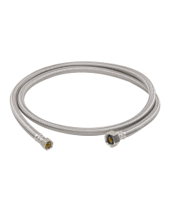BrassCraft PLS1-60A F 3/8 in. Compression x 1/2 in. FIP x 60 in. Length Braided Stainless Steel Faucet Connector