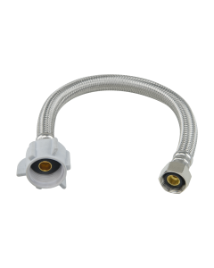 BrassCraft PLS3-12DL F 1/2 in. Compression x 7/8 in. Ballcock x 12 in. Length Braided Stainless Steel Toilet Connector