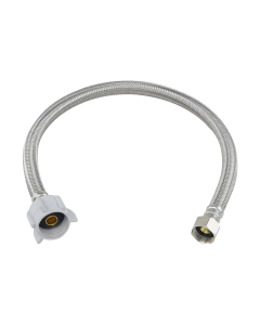 BrassCraft PLSF3-20DL F 1/2 in. Flare x 7/8 in Ballcock x 20 in. Length Braided Stainless Steel Toilet Connector