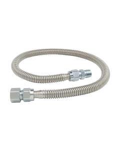 BrassCraft PS3056-36 1/2 in. FIP x 1/2 in. MIP, 36 in. Length Stainless Steel Gas Connector (125,000 BTU)