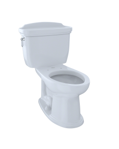 Toto CST754EF#01 Eco Dartmouth Two-Piece Elongated 1.28 GPF Universal Height Toilet, Cotton White  