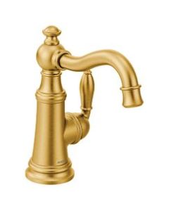 Moen S62101BG Brushed Gold One-Handle Kitchen Faucet
