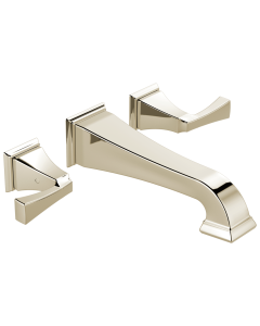 Delta T3551LF-PNWL Two Handle Wall Mount Bathroom Faucet Trim
