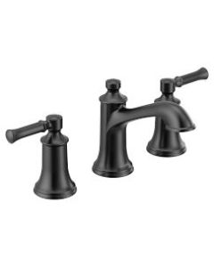 Moen T6805BL Matte Black Two-Handle Bathroom Faucet