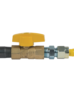 BrassCraft TBV8 1/2 in. FIP x 1/2 in. FIP Rough Gas Ball Valve