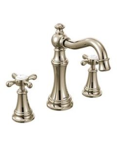 Moen TS42114NL Polished Nickel Two-Handle Bathroom Faucet