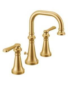 Moen TS44102BG Brushed Gold Two-Handle Bathroom Faucet
