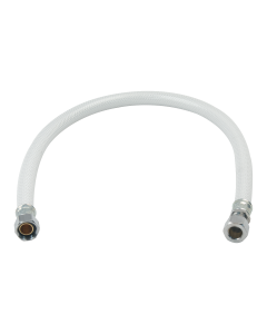 BrassCraft V1-20KC F 3/8 in. Compression x 3/8 in. O.D. Compression with Nut and Sleeve x 20 in. Vinyl Faucet Connector