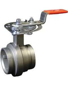Victaulic V040861XP2 MasterSeal 861 Series Type V Butterfly Valve With Handle Assembly, 4 in
